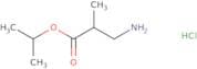 Propan-2-yl 3-amino-2-methylpropanoate hydrochloride