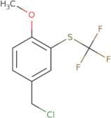 4-(Chloromethyl)-1-methoxy-2-[(trifluoromethyl)sulfanyl]benzene