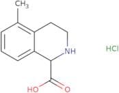 5-Methyl-1,2,3,4-tetrahydroisoquinoline-1-carboxylic acid hydrochloride