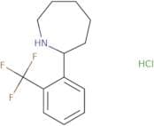 2-[2-(Trifluoromethyl)phenyl]azepane hydrochloride
