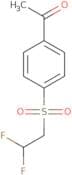 1-[4-(2,2-Difluoroethanesulfonyl)phenyl]ethan-1-one