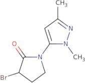 3-Bromo-1-(1,3-dimethyl-1H-pyrazol-5-yl)pyrrolidin-2-one