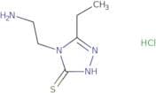 4-(2-Aminoethyl)-5-ethyl-4H-1,2,4-triazole-3-thiol hydrochloride