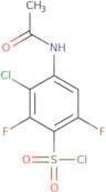 3-Chloro-4-acetamido-2,6-difluorobenzene-1-sulfonyl chloride