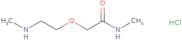 N-Methyl-2-[2-(methylamino)ethoxy]acetamide hydrochloride