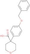 4-[4-(Benzyloxy)phenyl]oxane-4-carboxylic acid