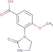 4-Methoxy-3-(2-oxoimidazolidin-1-yl)benzoic acid