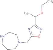 1-{[3-(1-Ethoxyethyl)-1,2,4-oxadiazol-5-yl]methyl}-1,4-diazepane