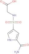 2-(5-Carbamoyl-1H-pyrrole-3-sulfonamido)acetic acid