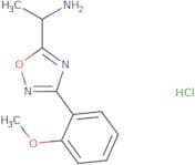 1-[3-(2-Methoxyphenyl)-1,2,4-oxadiazol-5-yl]ethan-1-amine hydrochloride