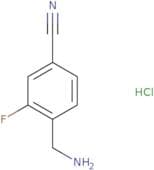 4-(Aminomethyl)-3-fluorobenzonitrile hydrochloride
