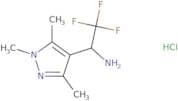 2,2,2-Trifluoro-1-(trimethyl-1H-pyrazol-4-yl)ethan-1-amine hydrochloride