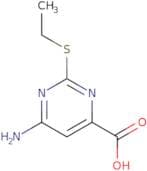6-Amino-2-(ethylsulfanyl)pyrimidine-4-carboxylic acid