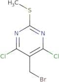 5-(Bromomethyl)-4,6-dichloro-2-(methylsulfanyl)pyrimidine