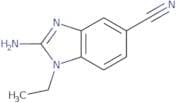 2-Amino-1-ethyl-1H-1,3-benzodiazole-5-carbonitrile