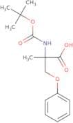 2-{[(tert-Butoxy)carbonyl]amino}-2-methyl-3-phenoxypropanoic acid