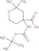 4-{[(tert-Butoxy)carbonyl]amino}-2,2-dimethyloxane-4-carboxylic acid