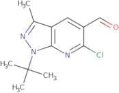 1-tert-Butyl-6-chloro-3-methyl-1H-pyrazolo[3,4-b]pyridine-5-carbaldehyde