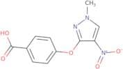 4-[(1-Methyl-4-nitro-1H-pyrazol-3-yl)oxy]benzoic acid