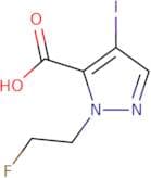 1-(2-Fluoroethyl)-4-iodo-1H-pyrazole-5-carboxylic acid