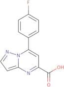 7-(4-Fluorophenyl)pyrazolo[1,5-a]pyrimidine-5-carboxylic acid
