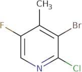 3-Bromo-2-chloro-5-fluoro-4-methylpyridine