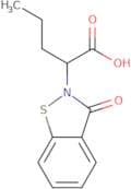 2-(3-Oxo-2,3-dihydro-1,2-benzothiazol-2-yl)pentanoic acid