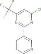 4-Chloro-2-(pyridin-3-yl)-6-(trifluoromethyl)pyrimidine