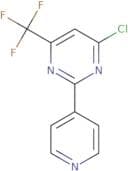 4-Chloro-2-(4-pyridinyl)-6-(trifluoromethyl)-pyrimidine