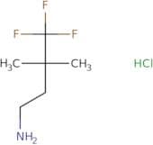 4,4,4-Trifluoro-3,3-dimethylbutan-1-amine hydrochloride