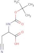 2-{[(tert-Butoxy)carbonyl]amino}-3-cyanopropanoic acid