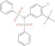 N-(Benzenesulfonyl)-N-[4-chloro-3-(trifluoromethyl)phenyl]benzenesulfonamide