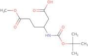 (3R)-3-{[(tert-Butoxy)carbonyl]amino}-6-methoxy-6-oxohexanoic acid