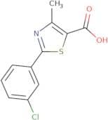 2-(3-Chlorophenyl)-4-methyl-1,3-thiazole-5-carboxylic acid