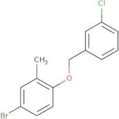 4-Bromo-1-[(3-chlorophenyl)methoxy]-2-methylbenzene