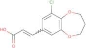 (2E)-3-(9-Chloro-3,4-dihydro-2H-1,5-benzodioxepin-7-yl)prop-2-enoic acid