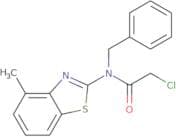 N-Benzyl-2-chloro-N-(4-methyl-1,3-benzothiazol-2-yl)acetamide
