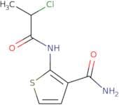 2-(2-Chloropropanamido)thiophene-3-carboxamide