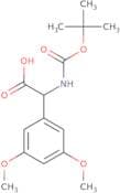 2-((tert-Butoxycarbonyl)amino)-2-(3,5-dimethoxyphenyl)acetic acid