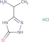 5-(1-Aminoethyl)-2,3-dihydro-1H-1,2,4-triazol-3-one hydrochloride