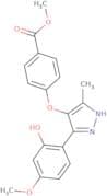 Methyl 4-{[3-(2-hydroxy-4-methoxyphenyl)-5-methyl-1H-pyrazol-4-yl]oxy}benzoate