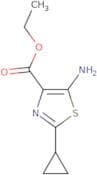 Ethyl 5-amino-2-cyclopropyl-1,3-thiazole-4-carboxylate