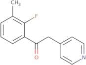 1-(2-Fluoro-3-methylphenyl)-2-(pyridin-4-yl)ethan-1-one