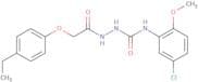1-(2-(4-ethylphenoxy)acetyl)-4-(5-chloro-2-methoxyphenyl)semicarbazide