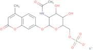 4-Methylumbelliferyl 2-acetamido-2-deoxy-b-D-galactopyranoside-6-sulfate potassium salt