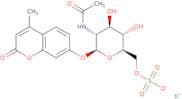 4-Methylumbelliferyl 2-acetamido-2-deoxy-β-D-glucopyranoside-6-sulfate potassium salt