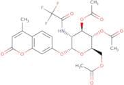 4-Methylumbelliferyl 3,4,6-tri-O-acetyl-2-deoxy-2-trifluoroacetamido-a-D-glucopyranoside