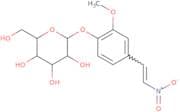 [2-Methoxy-4-(2-nitrovinyl)phenyl] b-D-galactopyranoside