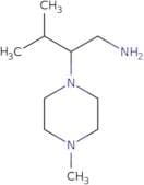 3-Methyl-2-(4-methylpiperazin-1-yl)butan-1-amine