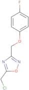 5-(Chloromethyl)-3-(4-fluorophenoxymethyl)-1,2,4-oxadiazole